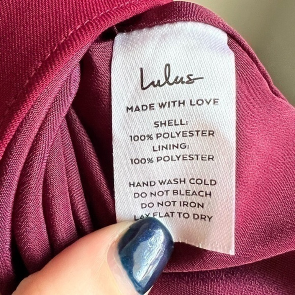 Lulus‎ Believe it or Not Wrap Dress - Picture 10 of 11